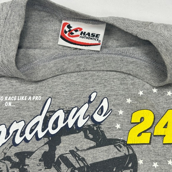 Chase Authentics Jeff Gordon 24 Racing Team Layered Long Sleeve Gray Navy Shirt - Picture 4 of 10